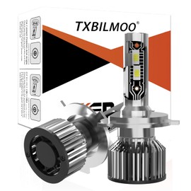 TXBILMOO Compatible for 1997-2015 Toyota Tacoma Light Bulbs, 9003/H4 High Low Beam 6500K White Light Combo Kit with Cooling Fan, Plug-N-Play, 44000LM Powersports Bulbs,2-Pack