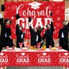 3Pcs Graduation Tablecloth Party Decorations,Large Disposable Graduation Cap Congratulations Grad