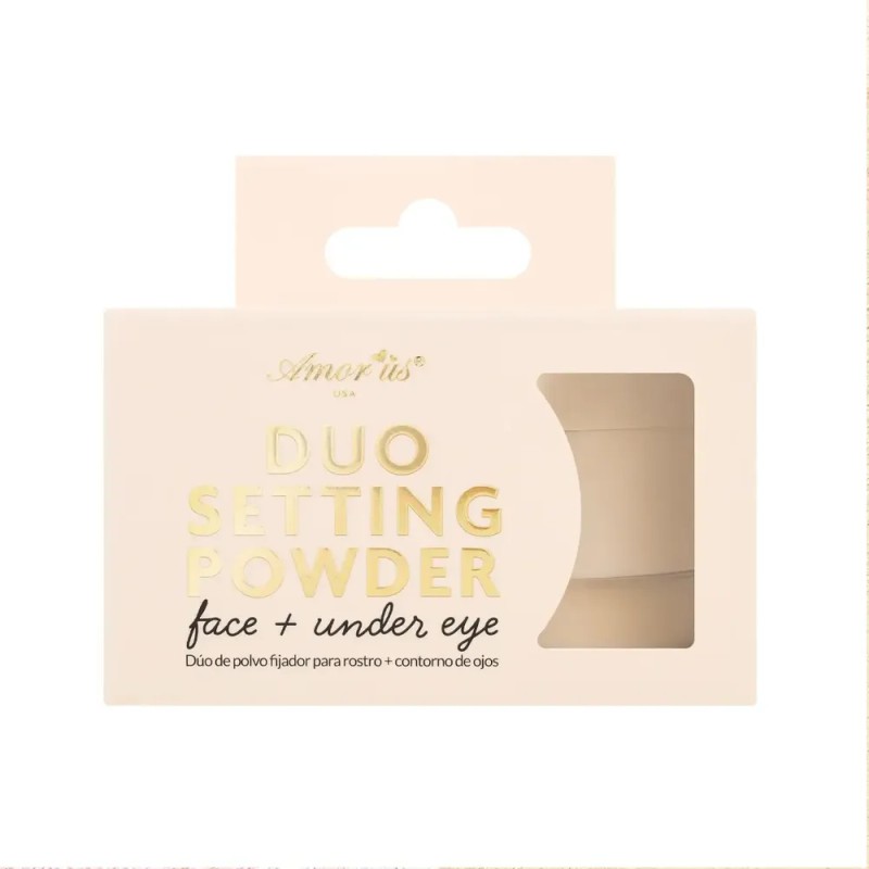 Polvo Fijador Traslucido Duo Setting Powder Amor Us