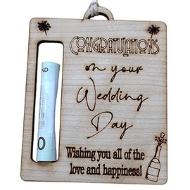 MadeAt94 Wedding Money Holder Gift for Friends and Family