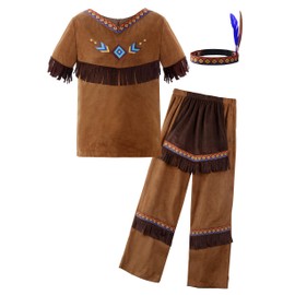 ReliBeauty Thanksgiving Costume Boys Kids Dress Outfit,5/120