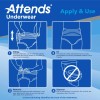 Attends Disposable Underwear 3X-Large Severe 10 Ct