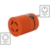 AC WORKS [ADTTL1420] Generator Locking Adapter RV 30Amp TT-30P Plug