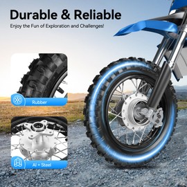 DDBESSIC 10" Rear Wheel Rim Tire for 50cc-110cc Dirt Bikes, 2.5-10 Inch Wheel Rim Tire for 50cc 70cc 90cc 110cc Dirt Bikes CRF50 DRZ70 PW50 TTR50