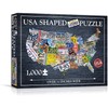 USA License Plate Map 1000 Piece Jigsaw Puzzle in the