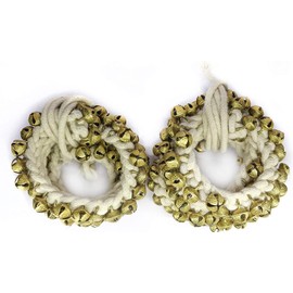 SHYAMVUN Kathak Ghungroo Pair,(14 No. Ghungroo) Big Bells Tied with Cotton Cord Indian Classical Dancers Anklet Musical Instrument (100 * 100 PAIR)