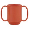 G.E.T. SN-103-RO Rio Orange 8 oz Two Handle Plastic Healthcare