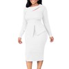 Kafiloe Women Skirt Suits 2 Piece Set for Business Work