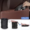 2 Pack Car Trash Bins, Mini Collapsible Car Garbage Can