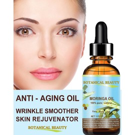 Botanical Beauty‎ Moringa Oil 100% Pure Natural Undiluted Cold Pressed Carrier Oil. 4 Fl.oz.- 120 ml. for Face Skin, Hair, Lips, Nails. Rich in Vitamin C, Vitamin E