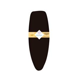 M Maxima, Ironing Board Cover and Pad, Better Quality, Fire-Resistant, Indestructible, Non-Fade Cotton with Teflon Coating, Jumbo 53x19, Black