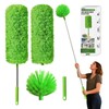Cobweb Duster with Extension Pole, Washable Cleaning Duster Kit with