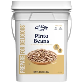 Augason Farms Pinto Beans 4-Gallon Pail, Emergency Food Supply, Everyday Meals, 253 Servings