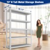 WORKPRO 3000lbs 5-Tier Shelving Unit, 72" H Adjustable Storage Shelves,