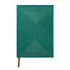 DesignWorks Ink Suede Journal Notebook with 160 Lined Pages, Ribbon