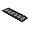 Aluminum Rectangular Air Vent Cover Black Floor Ventilation Grille Louvered