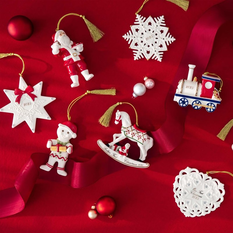 Villeroy & Boch Christmas Classics Ornament Schneeflocke 7x4,5x13cm