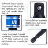 CIGOTU Socket Adapter Extension Set, 1/4, 3/8, 1/2 Inch Hex