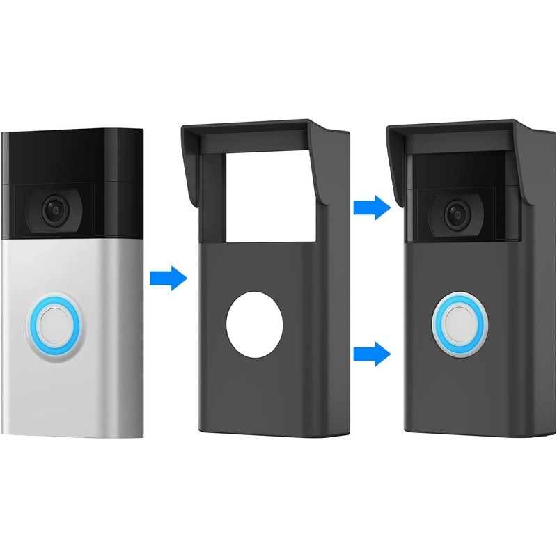 Silicone Skin Cover Compatible with Ring Video Doorbell 2nd Gen