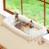 Zakkart SnugCloud Cat Window Perch with 4-Sided Bolster - Orthopedic
