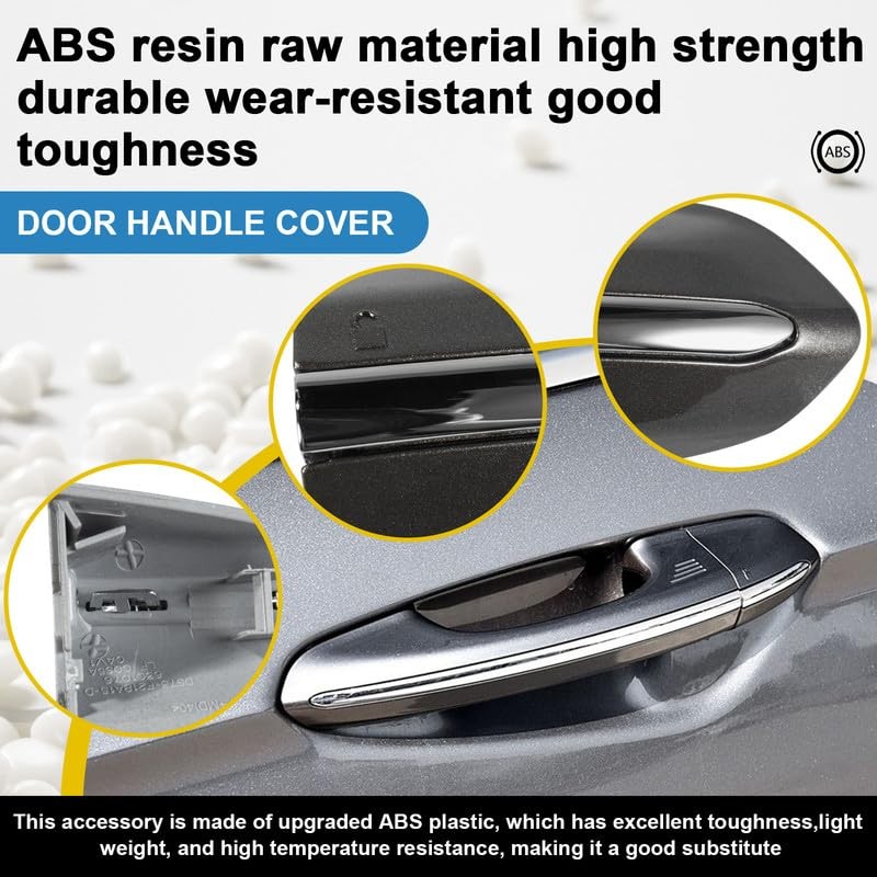 Car Exterior Door Handle Key Hole Trim Cover CapCompatible With