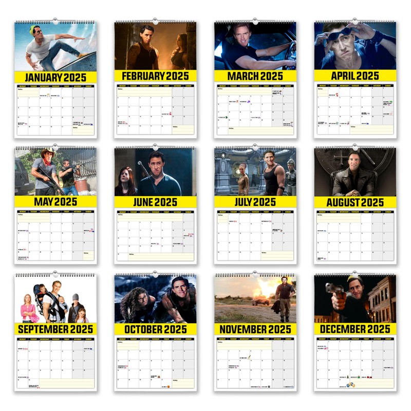 The Calendar King // Bryn Diesel - A4 Size 2025