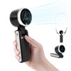 HONEYYEAR Handheld Turbo Fan, 3600mAh Battery Operated Fan with LED
