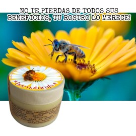 Crema Sebo De Res Calendula+ Miel Y Flores Orgánica Efectiva Caléndula + Miel Día/noche
