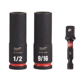 Milwaukee Shockwave 1/2 in. X 3/8 in. drive SAE 6 Point Impact Rated Deep Socket