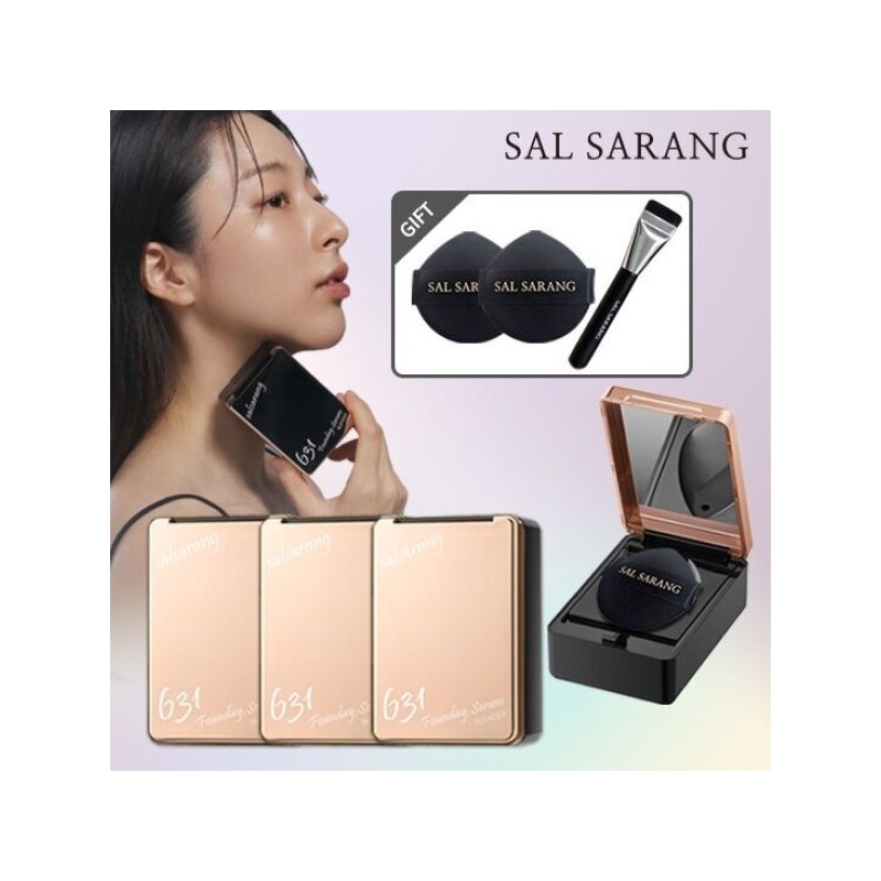 Salsarang 631 Foundation Serum (3 units) + Brush + Puff