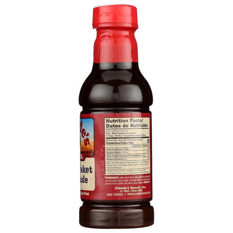 Claude's BBQ Brisket Marinade Sauce, 16-Ounce (Pack Of 2)