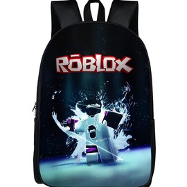 Ro-bl-ox Backpack Unisex Game Backpack 3d Printed Casual Bags Cartoon Backpacks - Color: BLACK3