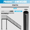 Patavin 6 Foot x 5/8-inch Round Horizontal Bar Baluster for