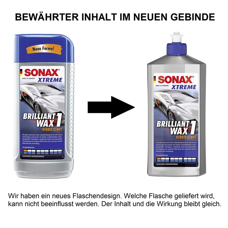 Sonax NanoTechnology Liquid Wax (16.9 oz)