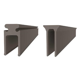 LARSON Certified Replacement Door Sweep, Storm Door Draft Stopper for Metal or Vinyl Storm Doors