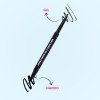 Delineador Liquido Double Ended Gel & Liquid Liner Moira