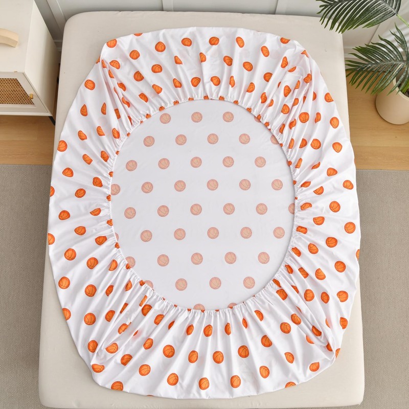Chezmoi Collection 4-Piece Kids/Teens Sports Sheet Set - Soft Microfiber