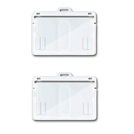 Sonic NF-573-1 ID Card Display Surface, Hard Type, Holds 2 Cards, Set of 2