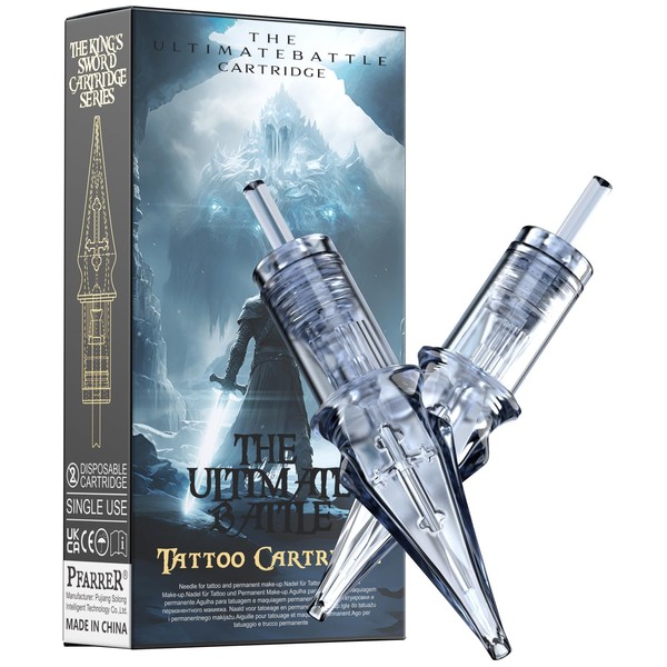 PFARRER Tattoo Needles 20 Pieces #10 Bugpin 9 Round Shader