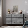 VASICAR Dresser for Bedroom with 9 Deep Drawers, Wide TV