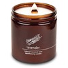 Hemlock Park Crackling Wood Wick Candle Handcrafted with Natural Coconut