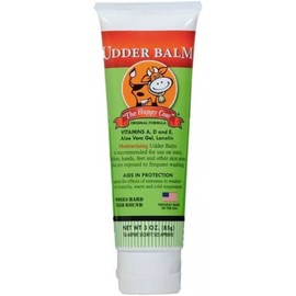 THE HAPPY COW UDDER BALM SKIN CREAM LOTION - 2.89OZ TUBE (Travel Size)