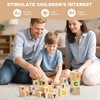 3 Inch Wooden Blocks for Crafts, 8Pack 75mm Unfinished Wood