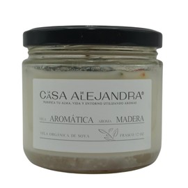 LA CASA DE ALEJANDRA Vela aromática (Madera)