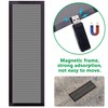 8pcs Floor Vent Mesh Covers, 4x12" Magnetic Air Vent Screen