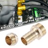 A ABSOPRO Hose Connection 3/4 Inch Hose Nozzle Brass Barbed