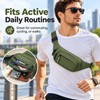 Running Waist Bag with Zippered Pockets – Slim Travel Money