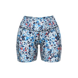 Sparx Women Premium Triathlon Padded Shorts Triathlon Shorts for Women Swim Bike Run Shorts (Splash, M)