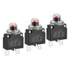 MECCANIXITY Circuit Overload Protector 18A AC125/250V DC32V Push Button Thermal
