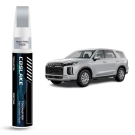 COSLAKE Car Touch Up Paint(Hyper White(WC9)) for Hyundai, Car Paint Scratch Repair Kit, Quick & Easy Solution to Repair, 2 in 1 Scratch Remover Pen with Color-Matched